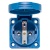 Розетка панельная 112 скрытая 2P+PЕ 16А 220В IP44 с защ. крышкой EKF ps-112-16-220 Розетка панельная 112 скрытая 2P+PЕ 16А 220В IP44 с защ. крышкой EKF ps-112-16-220