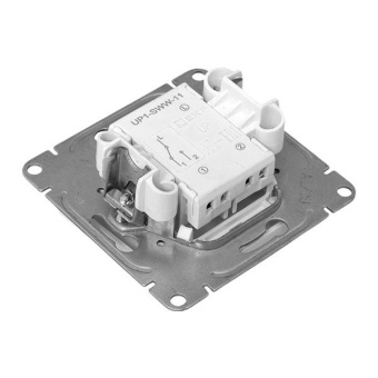 Выключатель проходной 1-кл. СП Эпика механизм бел. EKF UP1-SWW-11