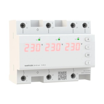 Реле напряжения D6-50 red Welrok 4660251140403