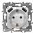 Розетка 16А 250В 2P+E с 2хUSB 5В-3А защ. шторки Elegance бел. 14-4109-01 ЭРА Б0047867