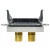 Аудиорозетка 4-м BRITE РА10-БрБ механизм бел. IEK BR-S40-K01