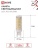 Лампа светодиодная LED-JCD 12Вт 230В G9 6500К 1140лм IN HOME 4690612060330