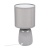 Светильник настольный JH2-02-gy E14 IP20 130х130х255мм керамика; ткань; PVC-пластик сер. JazzWay 5062320