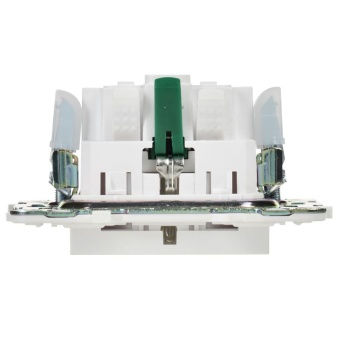 Розетка SKANDY 16А с заземл. защ. шторки SK-R04W арктич. бел. IEK SK-R14-16-K01