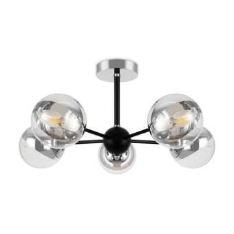 Светильник Sonnet 40Вт E14х5 IP20 подвесной Freya FR5271PL-05B