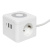 Удлинитель "Куб" 2 гнезда 2USB 2.4А+Type C + Ночник 1.3 метра 1кв.мм EKF UBA-CUB-2-TC
