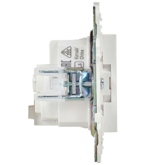 Розетка SKANDY 16А с заземл. без защ. шторок SK-R05W арктич. бел. IEK SK-R11-16-K01