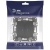 Выключатель 2-кл. СП Elegance 14-1105-05 10А IP20 250В 10AX с подсветкой механизм антрацит Эра Б0034241