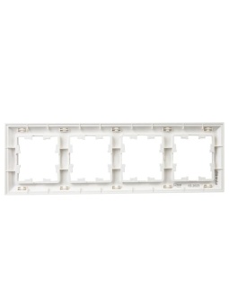 Рамка 4-м BRITE РУ-4-Бр бел./бел. IEK BR-M42-12-K01