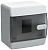 Корпус ЩРН-П-4 UNION Compact IP41 черн. прозр. дверь пластик. IEK UIC-KP12-N-04-41-K01