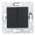 Выключатель проходной 2-кл. SKANDY 10А SK-V05G графит IEK SK-V22-0-10-K53