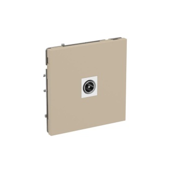 Розетка телевизионная одиночная TV KANT ванильн. марципан DKC 7015503