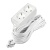 Удлинитель 2х10м с заземл. 16А IP20 3.5кВт ПВС 3х1 бел. DOMTOK 2385