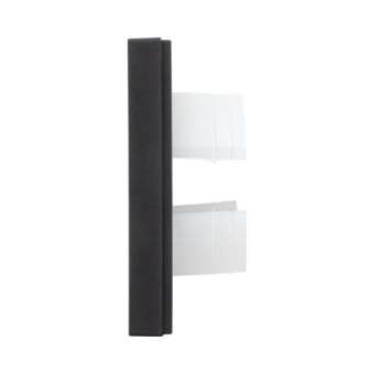 Рамка 1-м Эпика IP44 пластик черн. EKF UP1-FPB-01-44