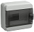 Корпус КМПн-8 TEKFOR IP65 черн. прозр. дверь пластик. IEK TF5-KP72-N-08-65-K03-K02