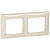 Рамка 2-м Valena горизонт. сл. кость (DIY-упак.) Leg 695632
