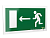 Знак безопасности PS-20106.E04 "Напр. К эвакуационному выходу налево" Белый свет a21438