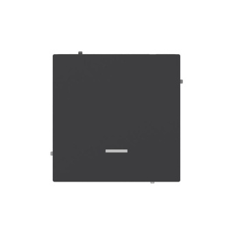 Переключатель 1-кл. KANT с подсветкой черн. уголь DKC 7012143