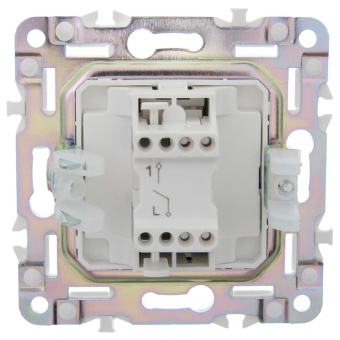 Выключатель 1-кл. SKANDY 10А SK-V01Sh шампань IEK SK-V10-0-10-K37