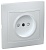 Розетка 1-м СП Кварта РСш10-2-КБ 10А IP20 без заземл. защ. шторки бел. GENERICA ERK10-K01-10-DM