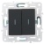 Выключатель проходной 2-кл. SKANDY 10А SK-V10G с индикацией графит IEK SK-V22-1-10-K53