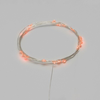 Гирлянда светодиодная "Роса" 5м 50 LED оранж. IP20 2хАА (в комплект не входят) Neon-Night 302-061