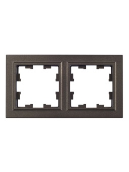 Рамка 2-м BRITE РУ-2-БрТБ бронза IEK BR-M22-K45