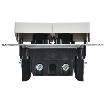 Выключатель 2-кл. СП BRITE ВС10-2-1-БрАБ 10А с индикацией механизм арктич. бел. IEK BR-V20-1-10-K91