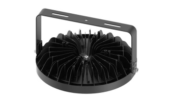 Светильник светодиодный ДСП IB 27 S 150W W 840 CL 440х69мм 150Вт 4000К IP66 22000лм High Bay подвесной с закален. стекл. черн. Русский Свет 34092725735