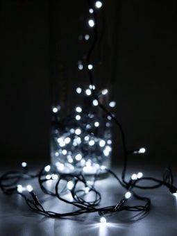 Гирлянда AC-G02-80W 80LED 8.8м 8реж. 220В бел. ФАZА 5047716