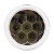 Фонарь аккумуляторный ручной AccuF2-L07-bk 7LED 2 режима: 100проц./25проц. аккум. 0.4А.ч выдвижная вилка индикатор зарядки черн. ФАZА 5000810