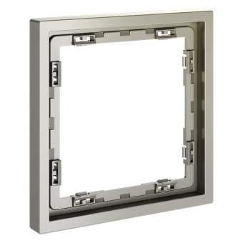 Рамка 1-м S70 пластик. шелк Voltum VLS100104