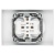 Розетка 2-м СП Accent 6-204-01 16А IP20 250В 2P AL/CU бел. Intro Б0063447