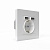 Розетка 1-м СП Pixel IP20 с заземл. с 2-мя заряд. устр. USB тип A+A механизм бел. TOKOV ELECTRIC TKE-PX-R1U2A-C01