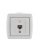 Розетка компьютерная 1-м ОП Nata RJ45 бел. LEZARD 710-0200-139