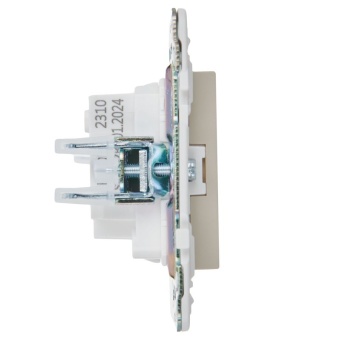 Розетка SKANDY 10А без заземл. без защ. шторок SK-R02B беж. IEK SK-R10-10-K10