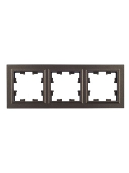 Рамка 3-м BRITE РУ-3-БрТБ бронза IEK BR-M32-K45