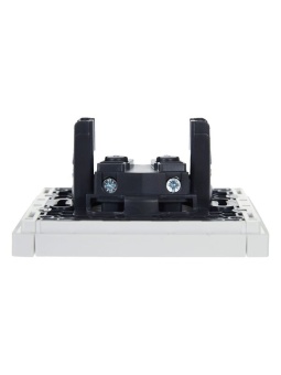 Розетка СП FORTE&PIANO FP218 10А без заземл. без защ. шторок винт. крепл. бел. IEK FP-R10-10-K01