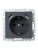 Розетка BRITE РЮш10-1-БрГ 16А с USB A+A 2.1А с заземл. защ. шторки механизм графит IEK BR-R14-16-U21-D21-K53
