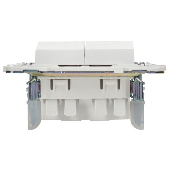 Выключатель проходной 2-кл. SKANDY 10А SK-V05W арктич. бел. IEK SK-V22-0-10-K01