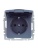 Розетка BRITE РСбш10-3-БрМ 16А IP20 с заземл. защ. шторки с крышкой механизм маренго IEK BR-R16-16-K35