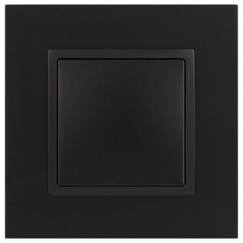 Выключатель 1-кл. СП Elegance 14-1101-05 10А IP20 250В 10AX механизм антрацит Эра Б0034212