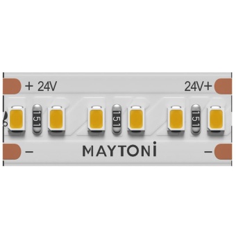 Лента светодиодная 24В 2216 8Вт/м 3000К IP20 (уп.5м) Maytoni 201061