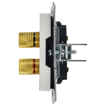 Аудиорозетка 4-м BRITE РА10-БрБ механизм бел. IEK BR-S40-K01
