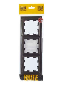 Рамка 3-м BRITE РУ-3-БрТБ бронза IEK BR-M32-K45