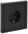 Розетка СП FORTE&PIANO FP115 16А с заземл. защ. шторки винт. крепл. черн. IEK FP-R14-16-K02