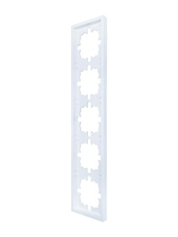 Рамка 5-мест. горизонт. ZIMA бел. LEZARD 704-0200-150