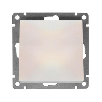 Выключатель 1-кл. СП Афина 10А IP20 механизм жемчуж. Universal A0021-OBr