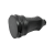 Розетка 1-м MultiSet 16А 250В IP44 с заземл. каучук черн. SE MST4002BK