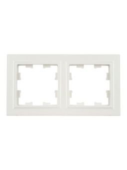 Рамка 2-м BRITE РУ-2-БрЖ жемчуж. IEK BR-M22-K36
